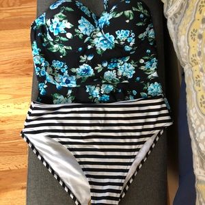 CUPSHE high waisted  tankini